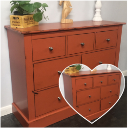 Red Vintage Chest